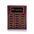 Oakleigh Vert Pert/Plaque - Rosewood/Gold