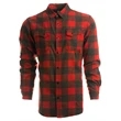 Men's Snap-Front Flannel Shirt