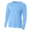 Youth Long Sleeve Cooling Performance Crew Shirt