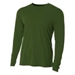 Youth Long Sleeve Cooling Performance Crew Shirt