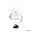 Flourish Hemisphere Award - Laser Engraved