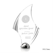 Flourish Hemisphere Award - Laser Engraved