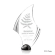 Flourish Hemisphere Award - Laser Engraved