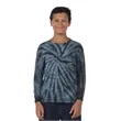 Dyenomite Youth Cyclone Tie Dye Long Sleeve T-Shirt