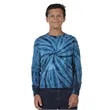 Dyenomite Youth Cyclone Tie Dye Long Sleeve T-Shirt