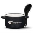 Merritt Soup Mug & Spoon - Deep Etch 12oz