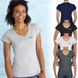 Gildan® Softstyle® Ladies V-Neck T-Shirt - 4.5 oz.