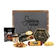 Slate Cutting Board with Cheese & Crackers