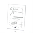 Cantebury Vertical Rectangle Award - Deep Etch