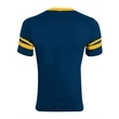 Augusta Sportswear Youth V-Neck Jersey with Striped Sleeves