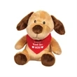 Marley the stuffed Dog (Bandana)