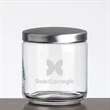 Primrose Jar with Metal Lid - Deep Etch