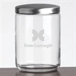 Primrose Jar with Metal Lid - Deep Etch