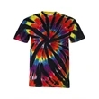Dyenomite Rainbow Cut-Spiral Tie-Dyed T-Shirt