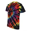 Dyenomite Rainbow Cut-Spiral Tie-Dyed T-Shirt
