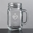 Roswell Drinking Jar - Deep Etch 16oz