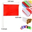 1ply Polyester Hand Held Flags