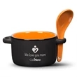 Merritt Soup Mug & Spoon - Deep Etch 12oz