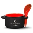 Merritt Soup Mug & Spoon - Deep Etch 12oz