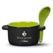 Merritt Soup Mug & Spoon - Deep Etch 12oz