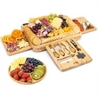 Cheese Board and Knife Set Wood Charcuterie Platter