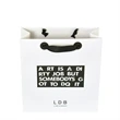 Custom 250g Woodfree Paper bag 12x15x4