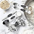 Stainless Steel  Magnetic Measuring Spoons Set of 8