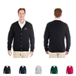 Harriton® Men's Pilbloc™ V-Neck Button Cardigan Sweater