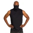 Badger 2B1 Sleeveless T-Shirt with Mask - Black