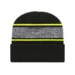 CAP AMERICA USA-Made Variegated Striped Cuffed Beanie