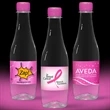 12 oz Clear Glastic Bottle with Premium Cap Color