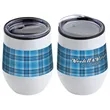 Onyx 12 oz Stainless Steel/Polypropylene Wine Goblet