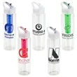 Paddock 32 oz PET Infuser Bottle with Flip-Up Lid
