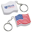 US Flag Stress Reliever Key Chain