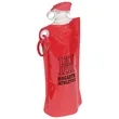 Flip Top Foldable Water Bottle with Carabiner