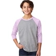 Youth CVC 3/4-Sleeve Raglan