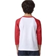 Youth CVC 3/4-Sleeve Raglan