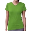 Ladies' V-Neck Fine Jersey T-Shirt