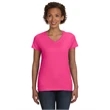 Ladies' V-Neck Fine Jersey T-Shirt