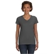 Ladies' V-Neck Fine Jersey T-Shirt