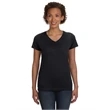 Ladies' V-Neck Fine Jersey T-Shirt