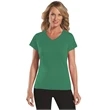 Ladies' V-Neck Fine Jersey T-Shirt