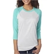 Unisex Triblend 3/4-Sleeve Raglan