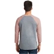 Unisex Triblend 3/4-Sleeve Raglan