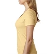 Ladies' CVC Deep V-Neck T-Shirt