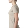 Ladies' CVC Deep V-Neck T-Shirt