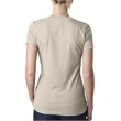 Ladies' CVC Deep V-Neck T-Shirt