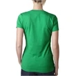 Ladies' CVC Deep V-Neck T-Shirt