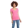 Ladies' CVC Deep V-Neck T-Shirt