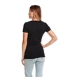 Ladies' CVC Deep V-Neck T-Shirt